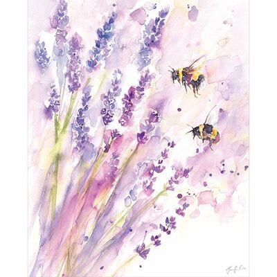 Jennifer Rose (Bees & Lavender) , 40 x 50cm , PPR43750