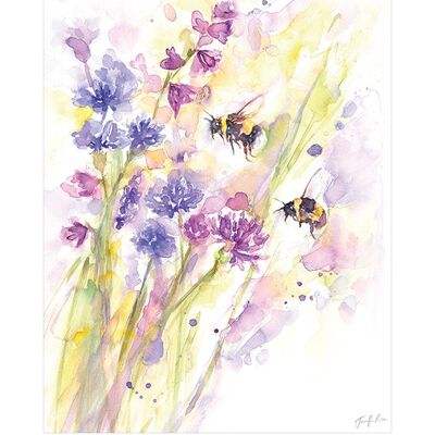 Jennifer Rose (Bees & Wildflowers) , 40 x 50cm , PPR43751