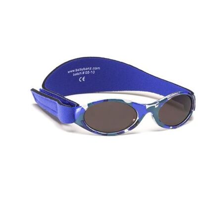Bubzee Banz® Wrap Around Sunglasses - Sky Blue Camo - Baby  0 - 2 Years