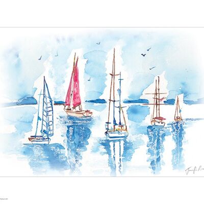 Jennifer Rose (Yachts) , 30 x 40cm , PPR44863