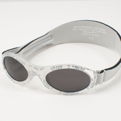 Bubzee Banz® Wrap Around Sunglasses - Silver Leaf - Baby  0 - 2 Years