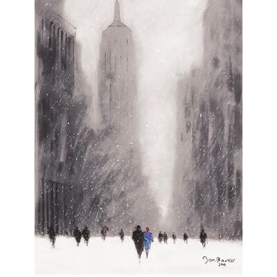 Jon Barker (Heavy Snowfall, 5th Avenue - New York) , 60 x 80cm , PPR40433