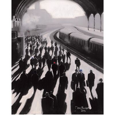 Jon Barker (Victoria Station, London - 1934) , 40 x 50cm , PPR43211