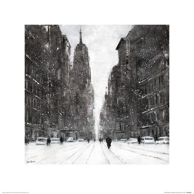 Jon Barker (Snow Flurries, 5th Avenue) , 40 x 40cm , PPR45967