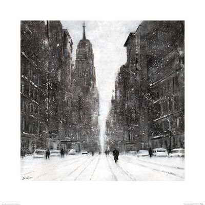 Jon Barker (Snow Flurries, 5th Avenue) , 60 x 60cm , PPR46349
