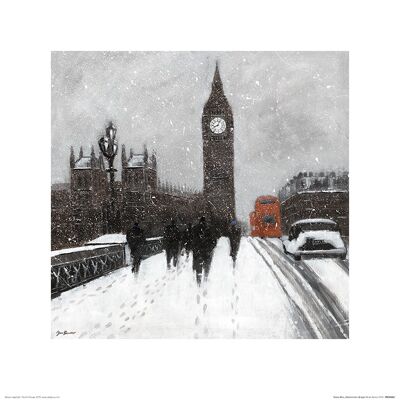 Jon Barker (Snow Men, Westminster Bridge) , 40 x 40cm , PPR45962