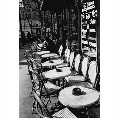 Joseph Squillante (Parisian Café) , 60 x 80cm , 42758