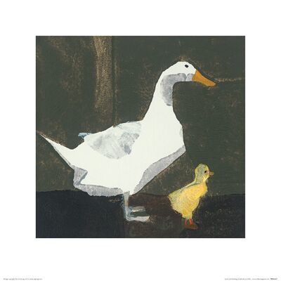 Julia Burns (Duck and Duckling) , 40 x 40cm , PPR45627