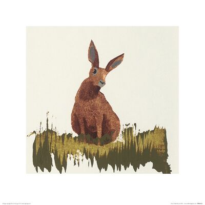 Julia Burns (Hare) , 40 x 40cm , PPR45632
