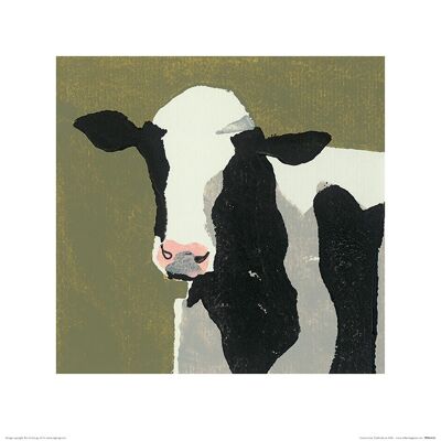 Julia Burns (Friesian Cow) , 40 x 40cm , PPR45634