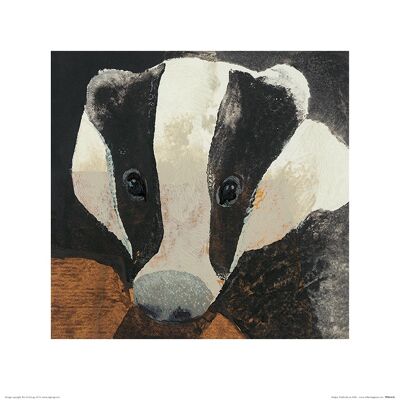 Julia Burns (Badger) , 40 x 40cm , PPR45636