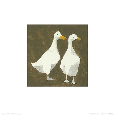 Julia Burns (Ducks) , 30 x 30cm , PPR48172