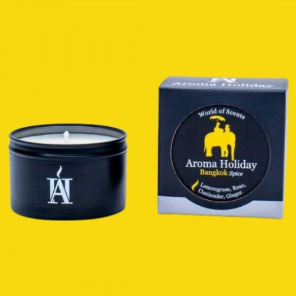 Candela profumata da viaggio in latta x 3 BANGKOK