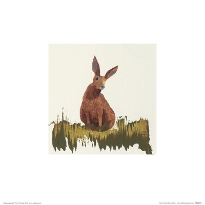 Julia Burns (Hare) , 30 x 30cm , PPR48176