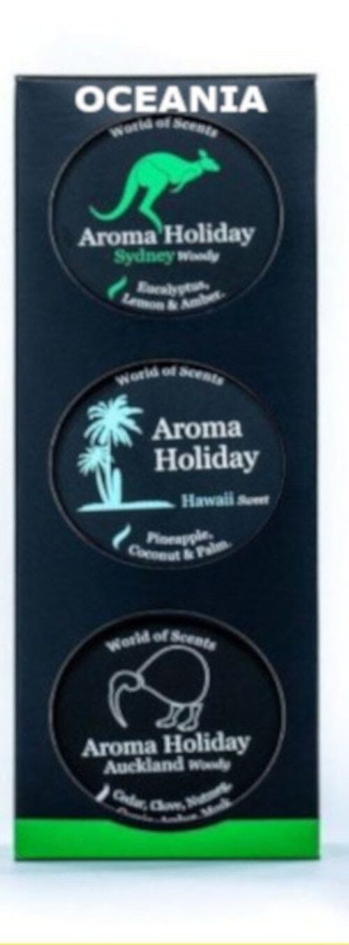 OCEANIA Scented Travel Candle Gift Set