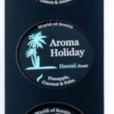 Juego de regalo de velas perfumadas de viaje OCEANIA