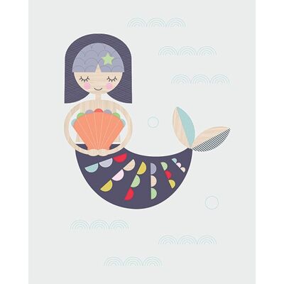 Little Design Haus (Mermaid) , 40 x 50cm , PPR43706