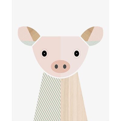 Little Design Haus (Pig) , 40 x 50cm , PPR43738