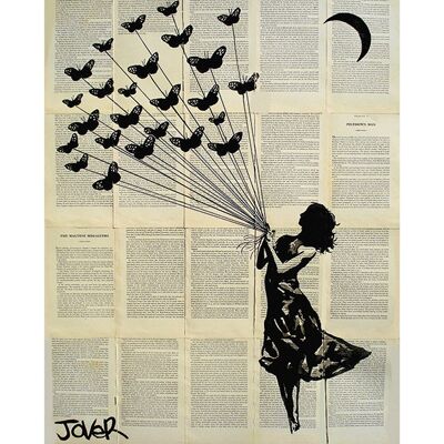 Loui Jover (Butterflying) , 40 x 50cm , PPR43346