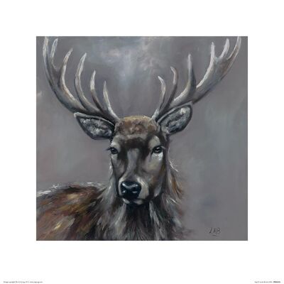 Louise Brown (Stag) , 40 x 40cm , PPR45416