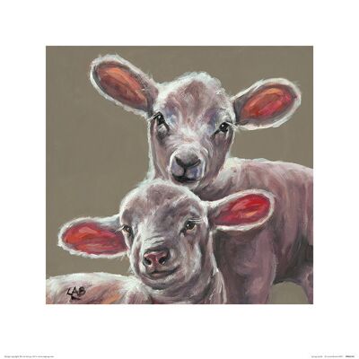 Louise Brown (Spring Lambs) , 40 x 40cm , PPR45501