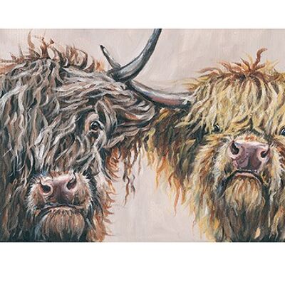 Louise Brown (Nosey Cows) , 30 x 60cm , PPR41685