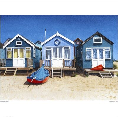 Margaret Heath (Blue Beach Huts) , 40 x 50cm , 40977