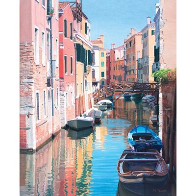 Margaret Heath (Venice, Canal Reflections) , 40 x 50cm , PPR43386