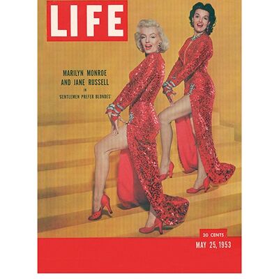 Time Life (Life Cover - Monroe & Russell) , 60 x 80cm , PPR40205