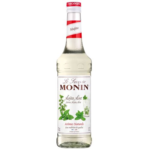 Sirop de Mojito Mint MONIN pour cocktails avec ou sans alcool - Arômes naturels - 70cl