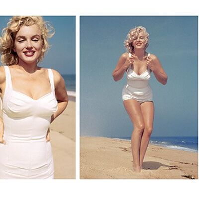 Marilyn Monroe (Beach Triptych) , 50 x 100cm , PPR41075