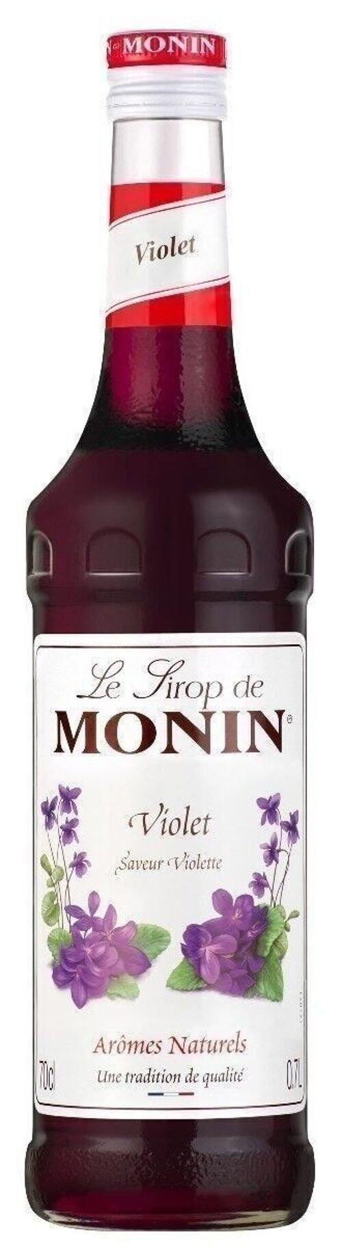 Sirop de Violette MONIN pour cocktails pétillants - Arômes naturels - 70cl