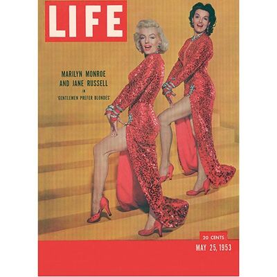 Time Life (Life Cover - Monroe & Russell) , 30 x 40cm , PPR44045