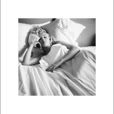 Marilyn Monroe (Bed) , 40 x 40cm , PPR45201