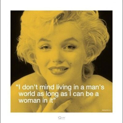 Marilyn Monroe (i.Quote - Man's World) , 40 x 40cm , PPR45233