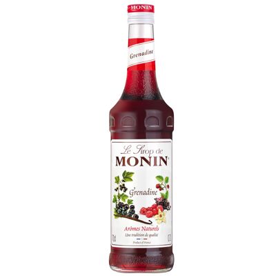 MONIN Grenadine syrup for cocktails or refreshing drinks - Natural flavors - 70cl