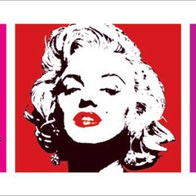 Marilyn Monroe (Red Triptych) , 95 x 33cm , PPR67052