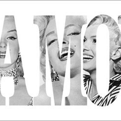 Marilyn Monroe (Glamour - Text) , 95 x 33cm , PPR67084