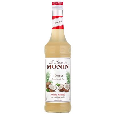 MONIN Sciroppo al Cocco per cocktail o tè freddo - Aromi naturali - 70cl