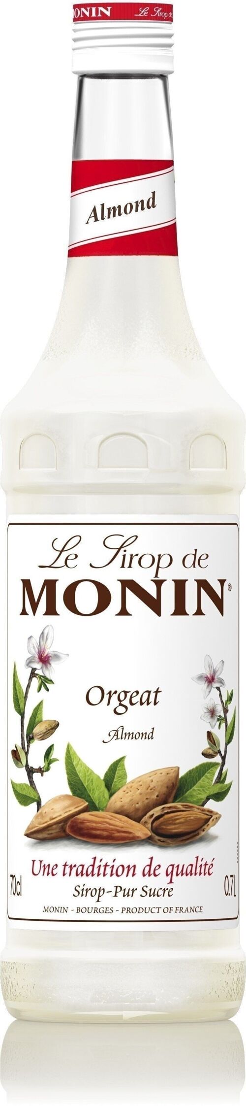 Buy wholesale MONIN Orgeat Syrup - Natural flavors - 70cl