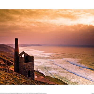 Mark Squire (Sunset at Wheal Coates Engine House) , 40 x 50cm , PPR43976