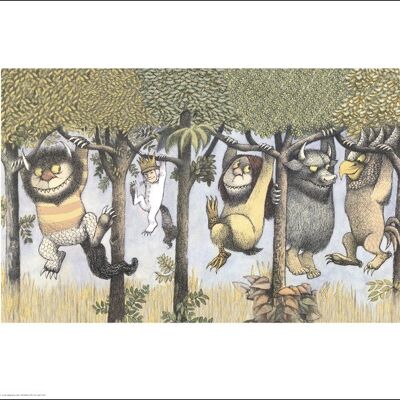 Maurice Sendak (Let the Wild Rumpus Start II) , 40 x 50cm , 44015