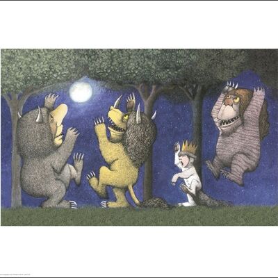 Maurice Sendak (Let the Wild Rumpus Start I) , 40 x 50cm , 44060