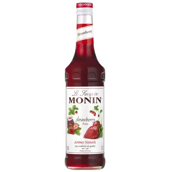 Sirop de Fraise MONIN pour cocktails ou boissons rafraîchissantes - Arômes naturels - 70cl 1