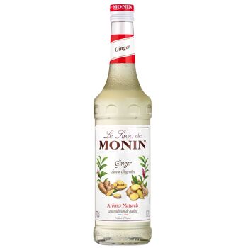 Sirop de Gingembre MONIN pour cocktails ou boissons rafraîchissantes - Arômes naturels - 70cl 1