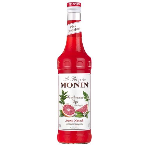 Sirop de Pamplemousse Rose  MONIN pour cocktails ou boissons rafraîchissantes - Arômes naturels - 70cl