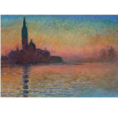 Monet - Sunset in Venice , 60 x 80cm , PPR51225