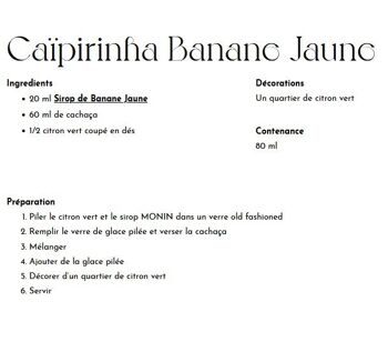 Sirop de Banane Jaune MONIN pour cocktails ou boissons rafraîchissantes - Arômes naturels - 70cl 2