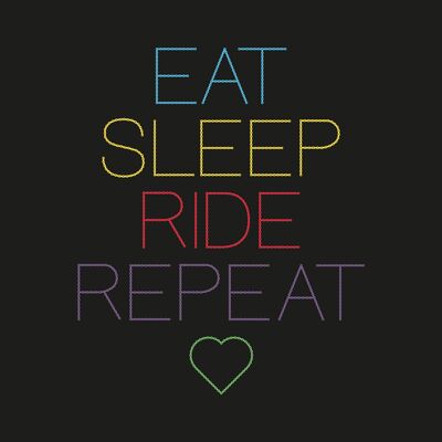 Monument Studio (Eat Sleep Ride Repeat - colour) , 40 x 50cm , PPR53005