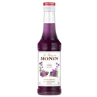 MONIN Sirope de violeta para cócteles espumosos - Sabores naturales - 25cl